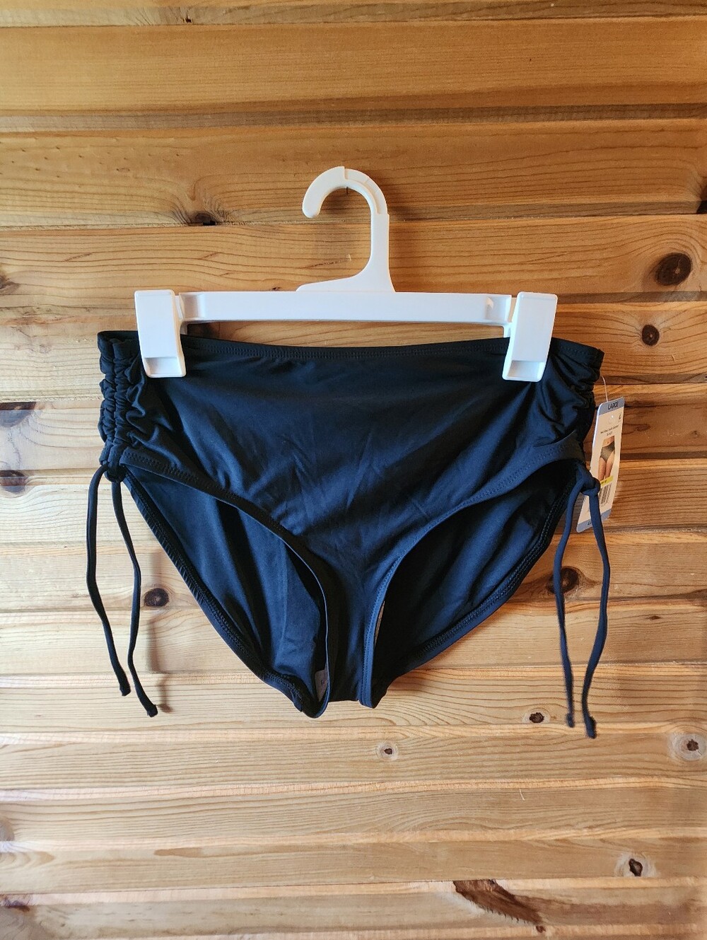 Anne Cole Women's Mid-Rise Swim Bottom Size L Black